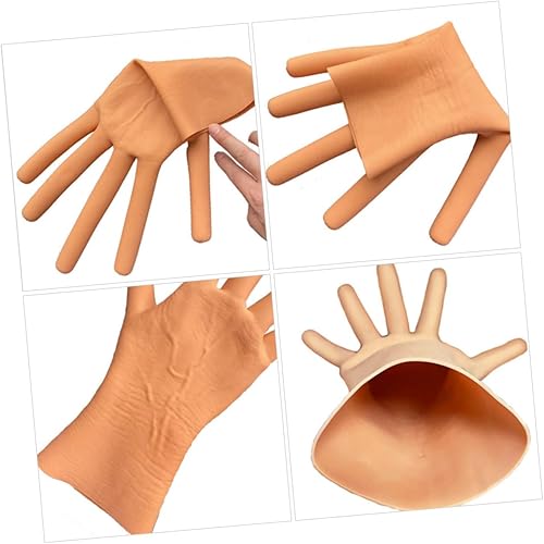 Miniatura 9 de DOITOOL Guantes de dedo para perros calientes Guantes de disfraz de Halloween, dedos de salchicha para Halloween, fiesta de cosplay, recuerdos de