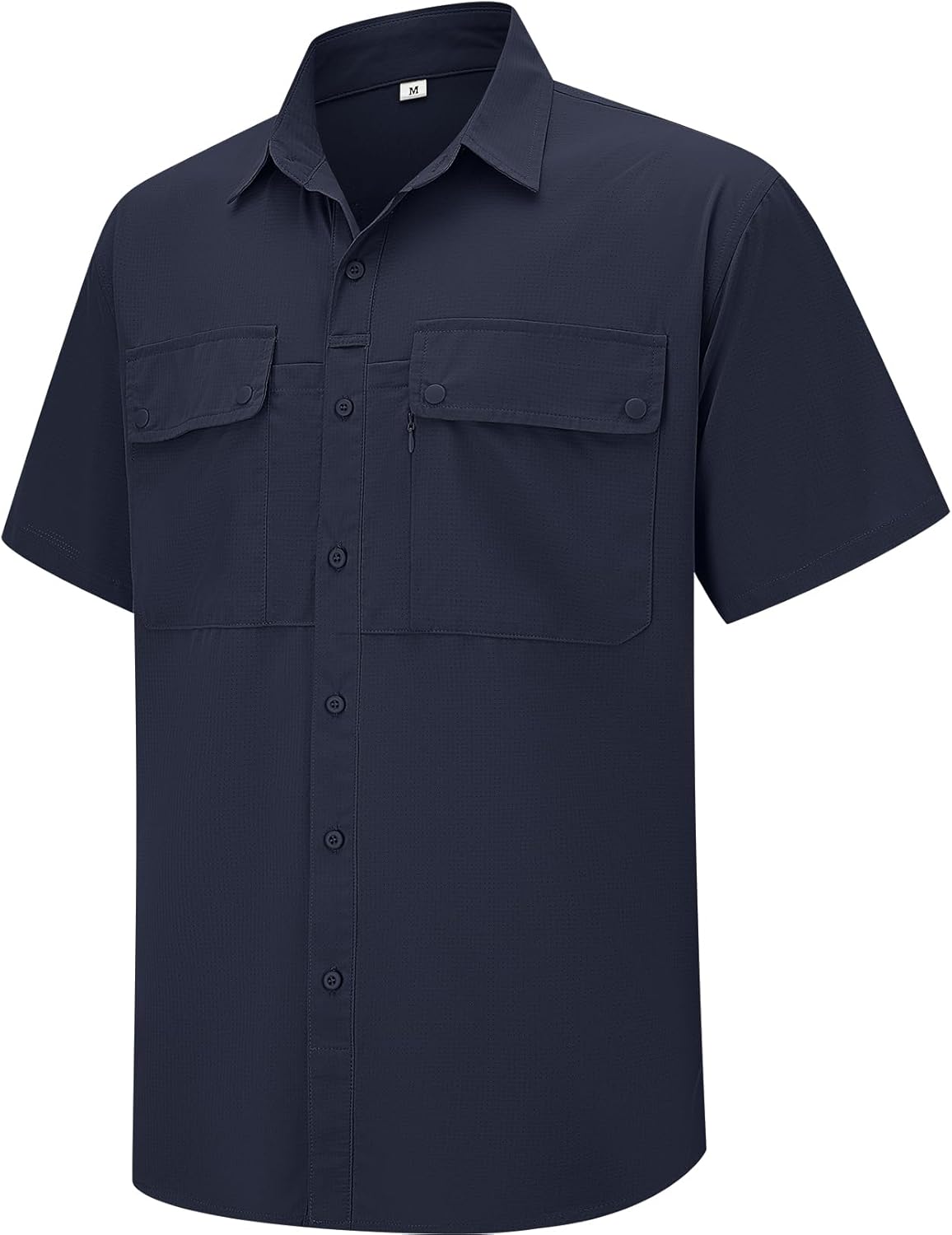 linlon Safari Shirt Men Short Sleeve UPF 50 UV Sun Protection Quick Dry Hiking Fishing Shirts - Image 3