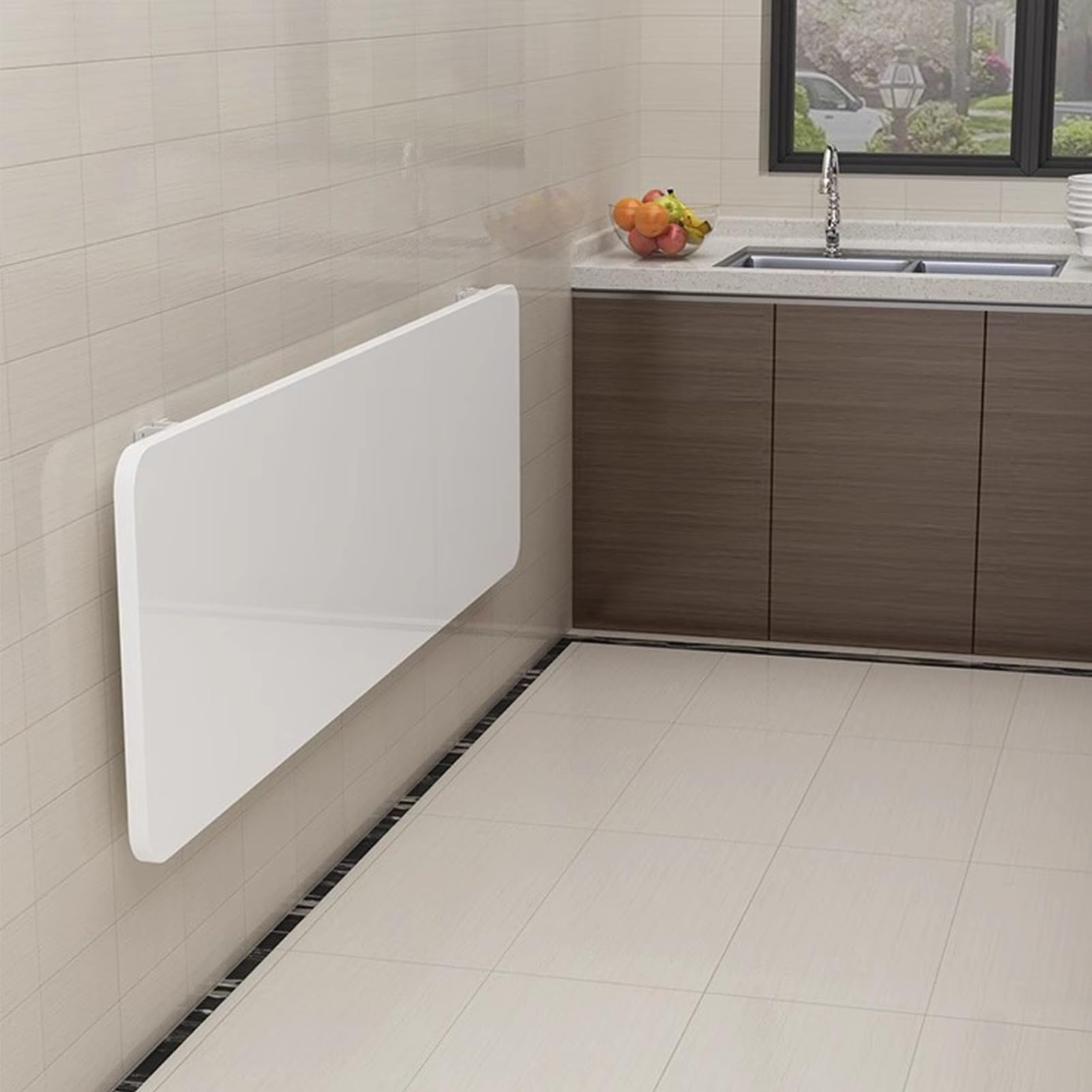 Table pliante murale cuisine WBWAPA bureau abattant rabattable petits espaces
