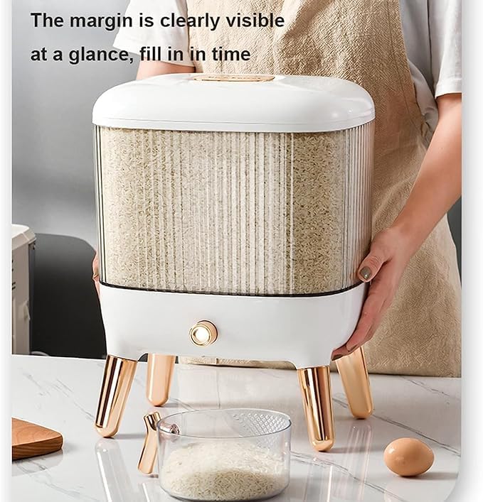 Image of Wall Mounted Cereal Food Dispenser For Kitchen 6 Grid Dry Food Dispenser Space Saving Food Storage Containers for Cereal, Rice, Nuts, Candy (JK-163)