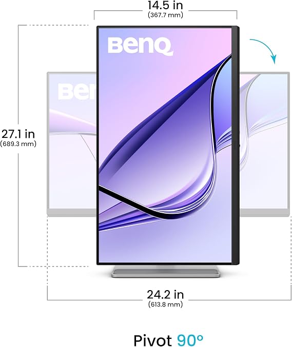 BenQ MA270U 27'' 4K UHD IPS 2XHDMI USB C HDR 400 MacBook Pro And MacBook Air Supported Monitor