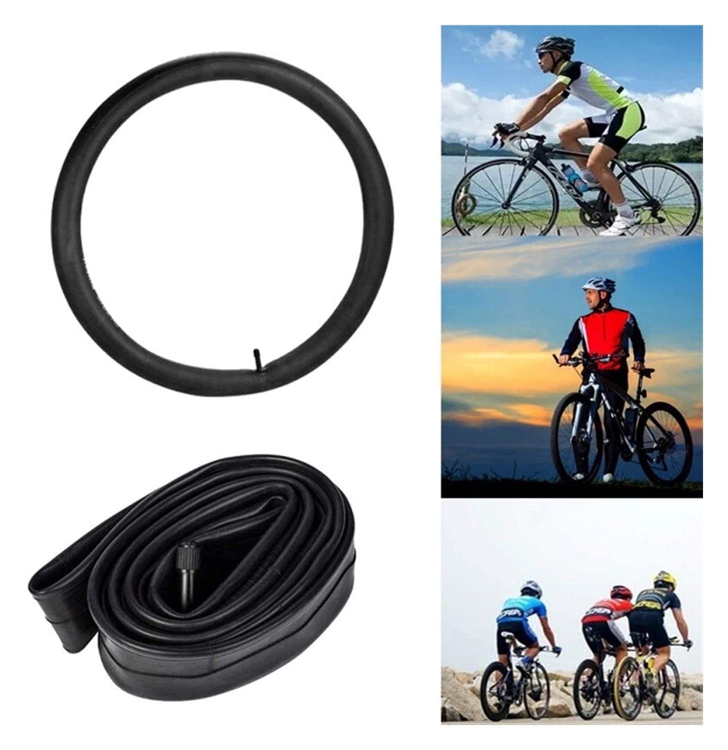 Dętka rowerowa, 2 szt. Opona szosowa dętka rower górski przebicie opony rowerowej zawór dętki narzędzia do naprawy roweru (20x1,75)(22x1.75)