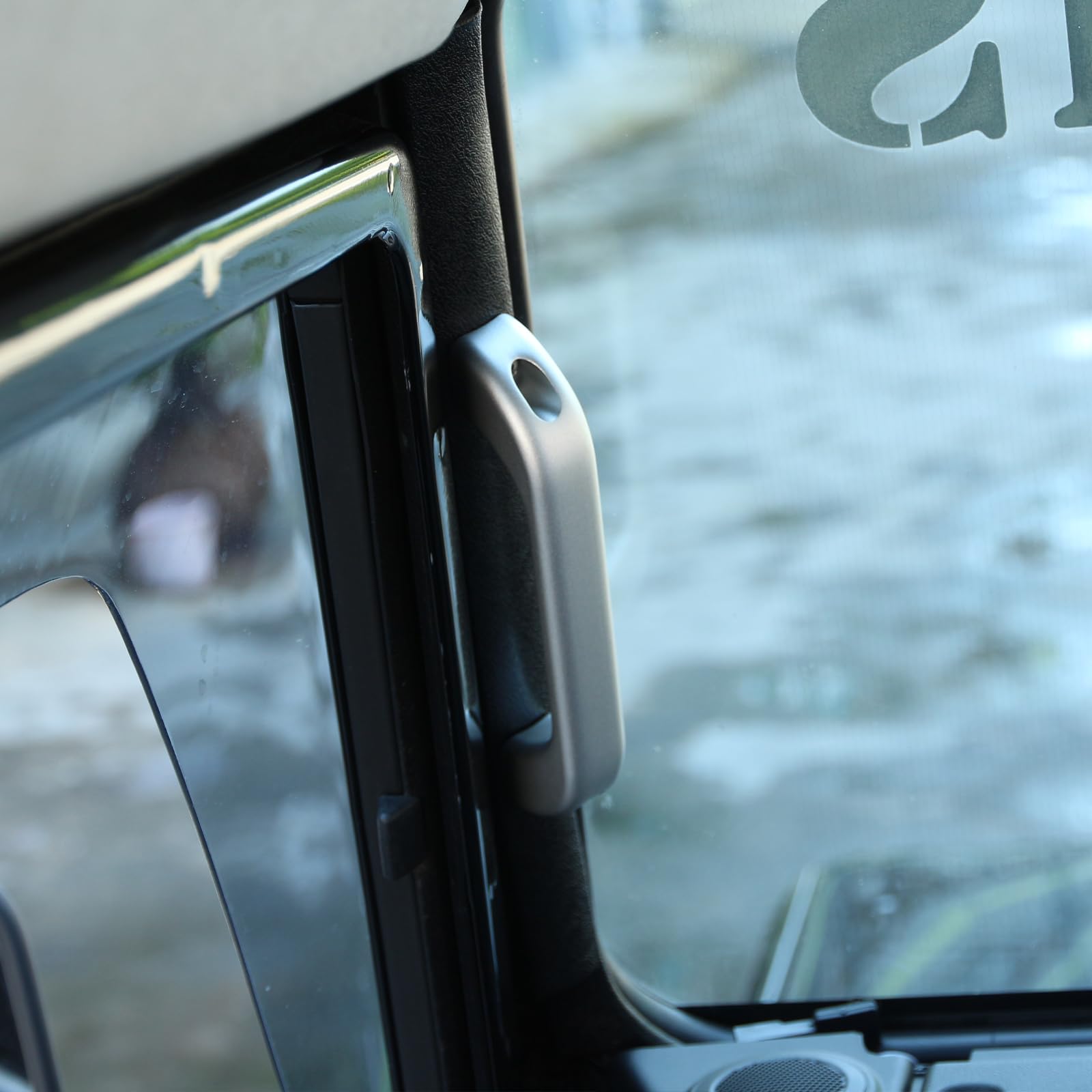 PIUGILH Poignée de colonne A pour voiture - Convient pour Land Rover Defender - Intérieur de voiture - Barre A de rechange pour Land Rover Defender 110 90 - Accessoire Land Rover Defender - Argenté
