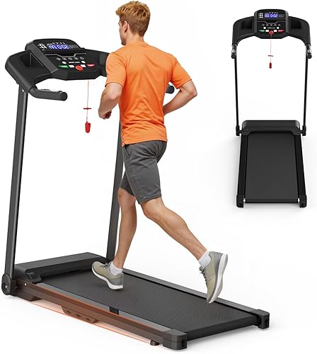 Miniatura 9 de Cinta de correr plegable para el hogar con inclinación, caminadora plegable para entrenamiento en casa, máquina eléctrica para caminar, 15 programas