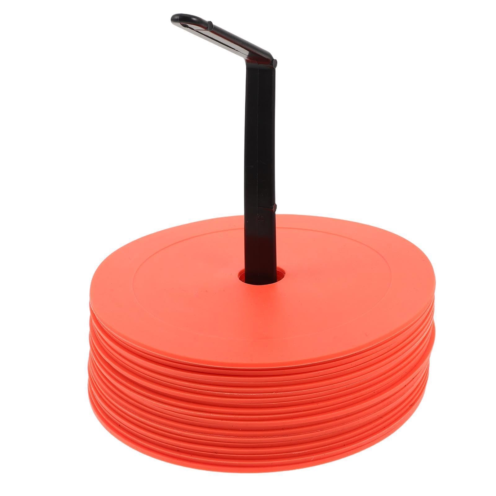 Toyvian Discos Planos de Entrenamiento de Fútbol 15cm, Antideslizantes