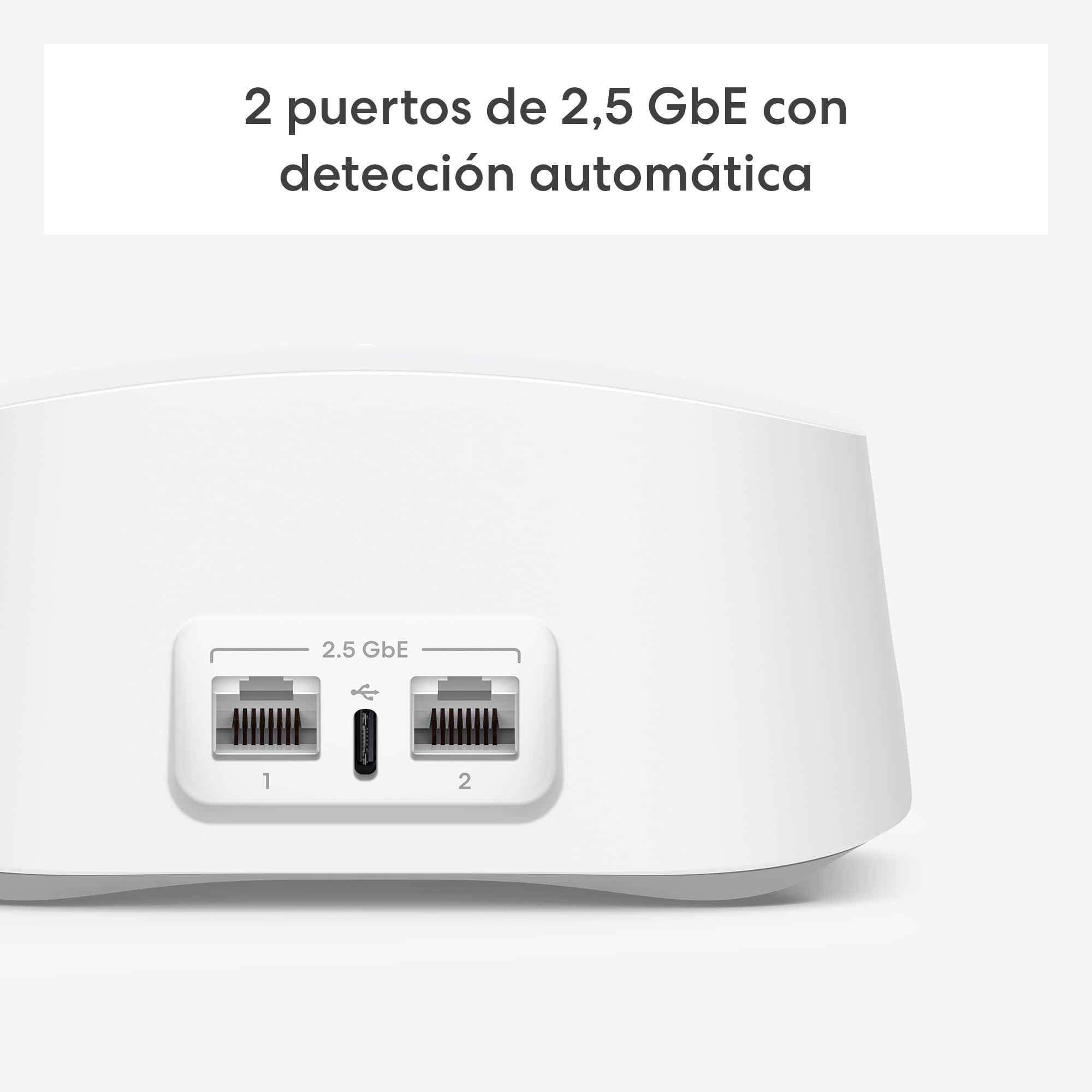 Router wifi de malla eero 7 de Amazon (último modelo): doble banda con Wi-Fi 7, compatible con velocidades de red de hasta 2,5 Gb/s y cobertura en hasta 190 m² (1 unidad) — view 3