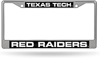 Vista 17 de Rico Industries NCAA - Marco de matrícula cromado estándar con incrustaciones de corte láser unisex
