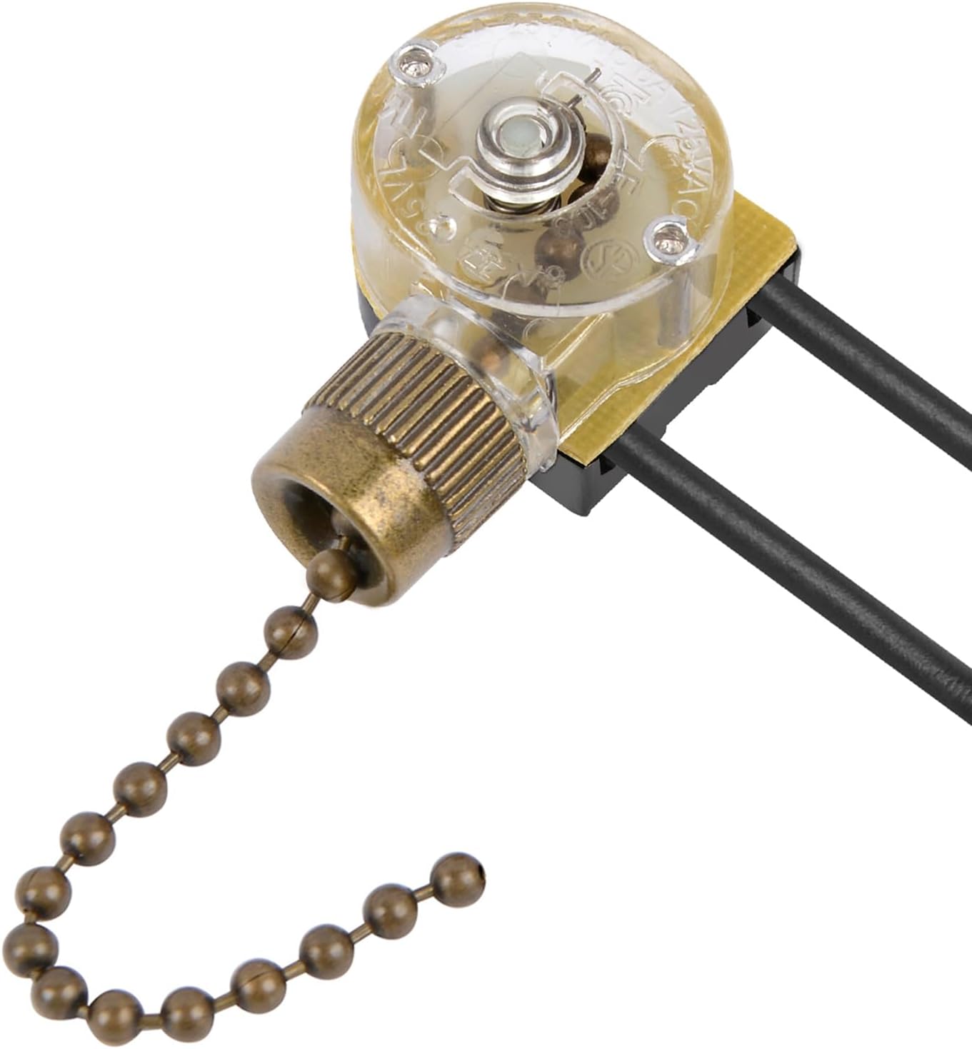 Amazon.com: Sinton E81372 ON-Off Nickel Pull Chain Lamp Switch for ...