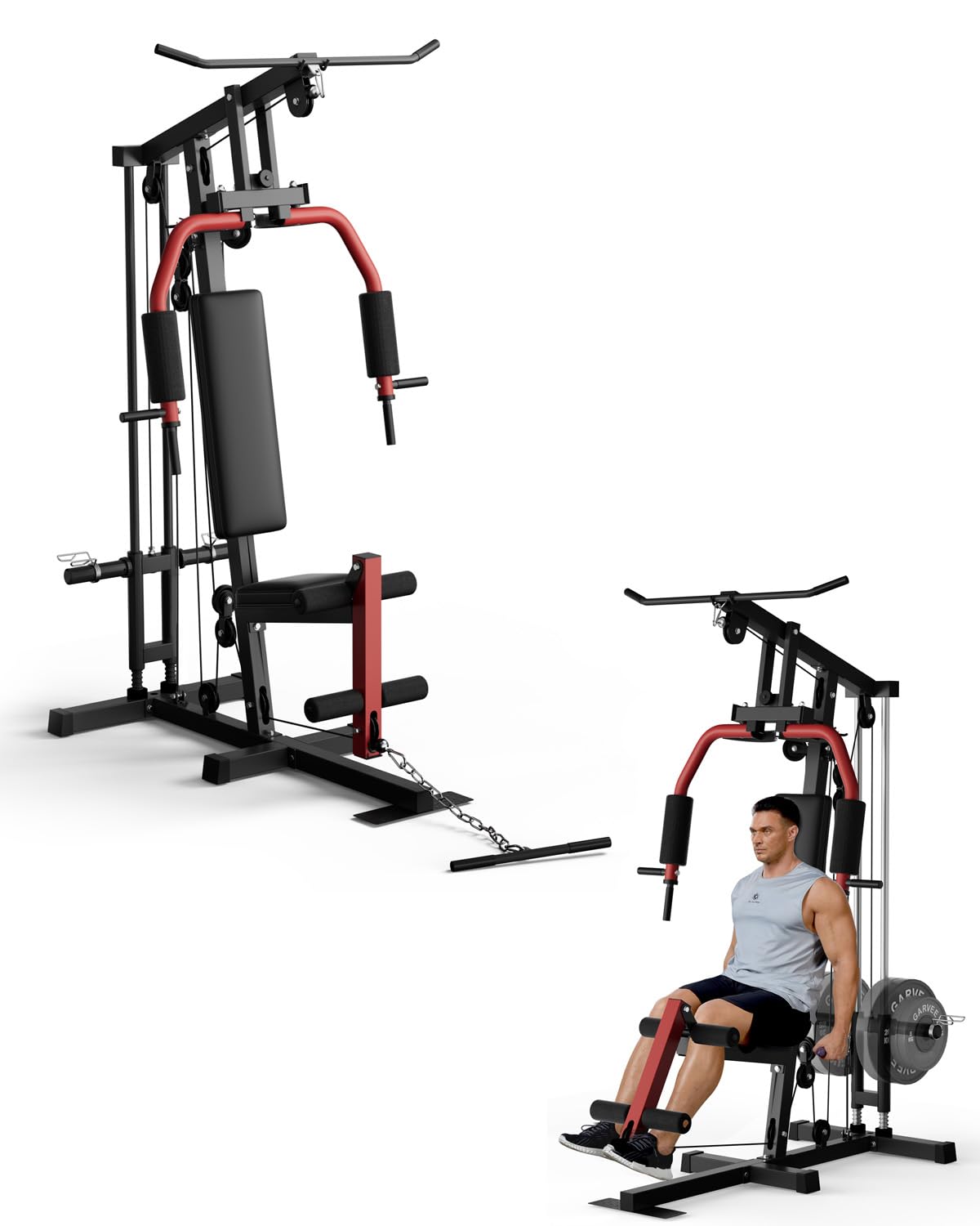GarveeLife 5-in-1 Multifunctional Home Gym Equipment: Full