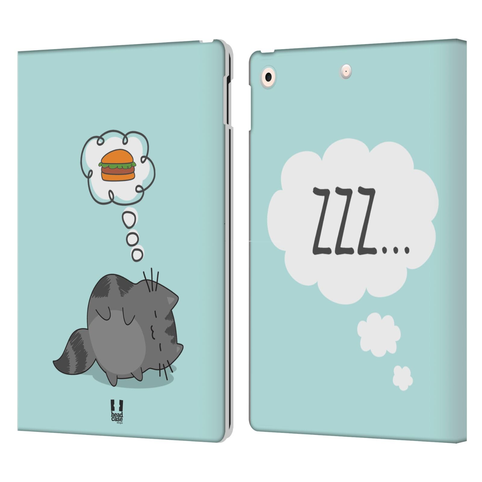 Étui portefeuille chat pour iPad 10.2 Head Case - 8