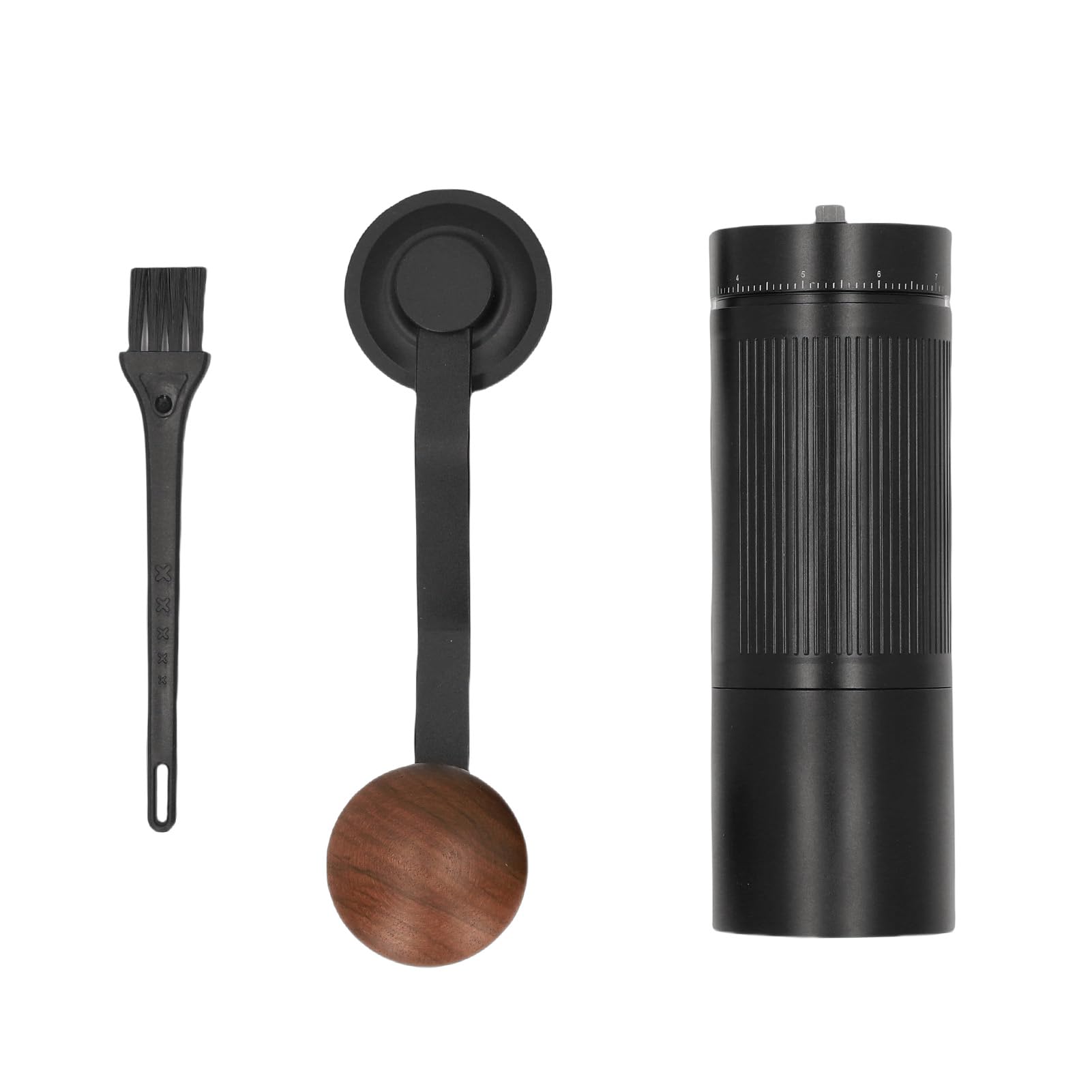 Naroote Molinillo de café Manual, 49 Ajustes Regulables con Muelas de Aleación de Aluminio de Grado Aeronáutico y Acero Inoxidable, para, Vertido, Prensa Francesa, Viajes y camping.