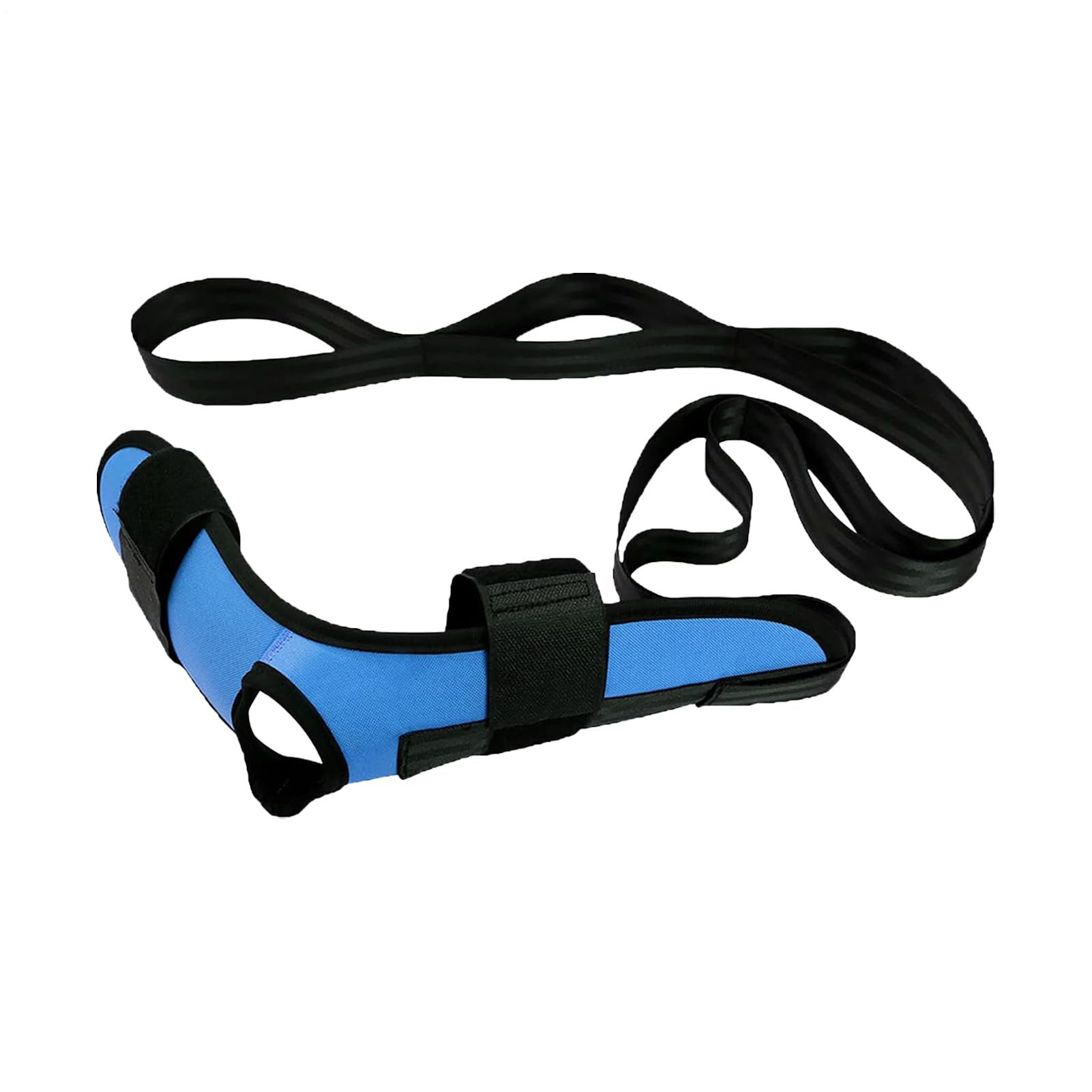 Leg Stretch Strap, Exercise Stretching Belt, Fascia Hamstring Stretcher, Adjustable Loops Flexibility, Ideal for Home Workouts, Pilates, Gymnastics, Women and Men, Multicolor
