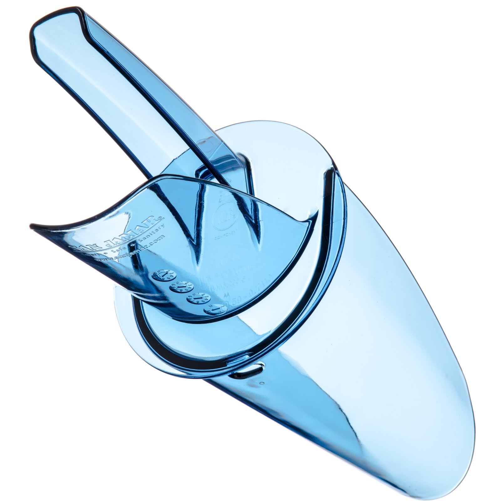 San Jamar 20 oz to 24 oz / Blue / Modern Ice Cream Scoops