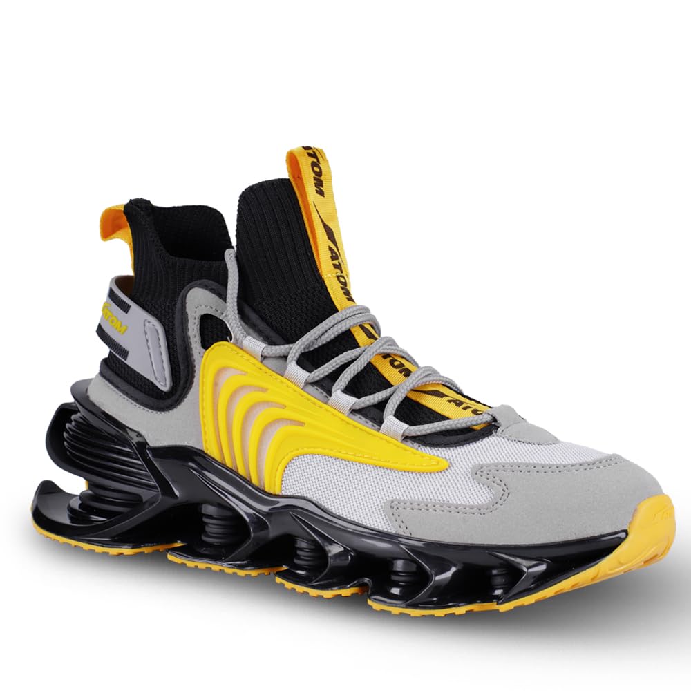 ATOM Spring Edge Alpha 1 Grey Sneakers (B0BSQMZQWR) Amazon Price History, Amazon Price Tracker