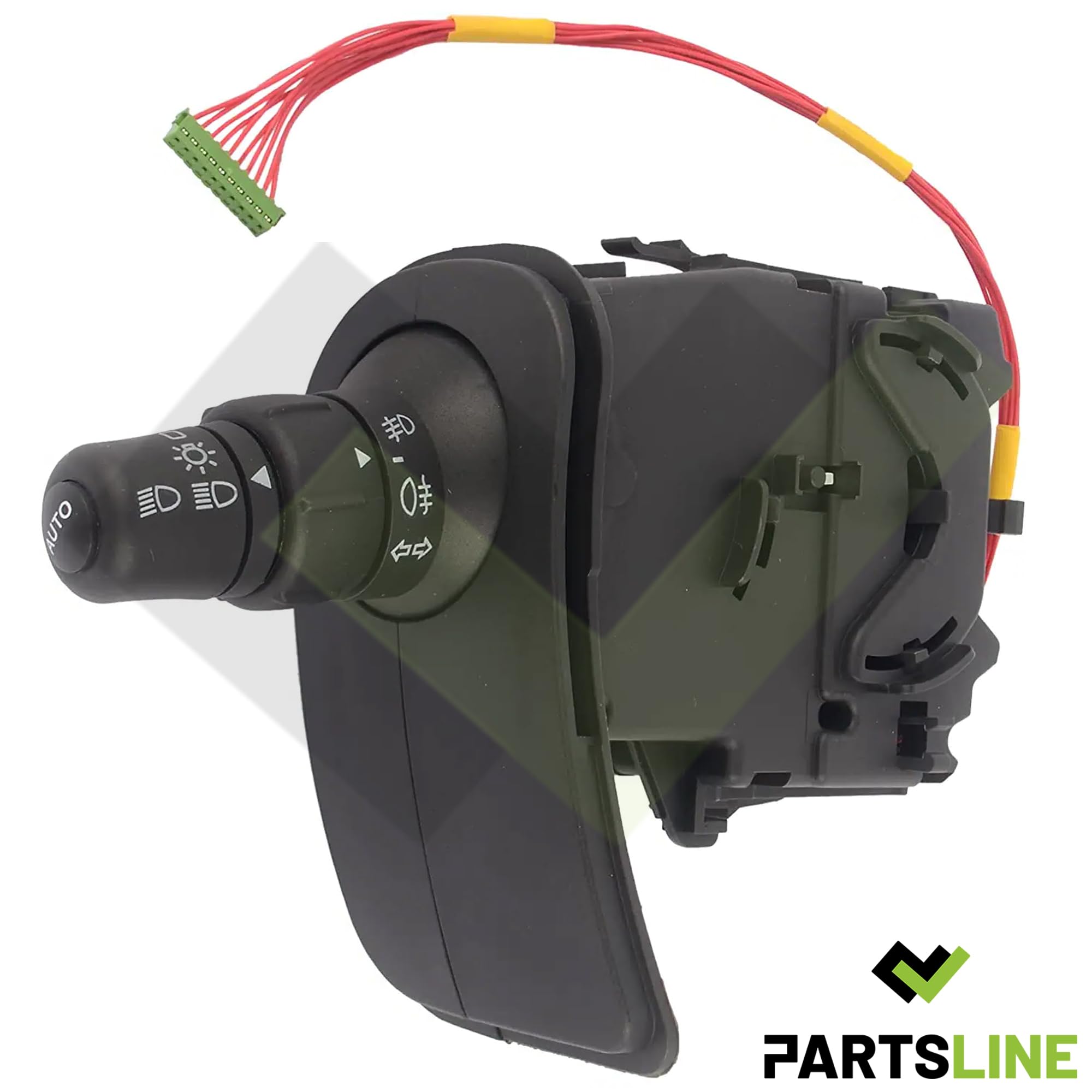 Partsline Commutateur Commodo de Colonne de Direction Phares Clignotants Antibrouillards compatible avec CLIO III KANGOO II MODUS - 255405605R 7701057088