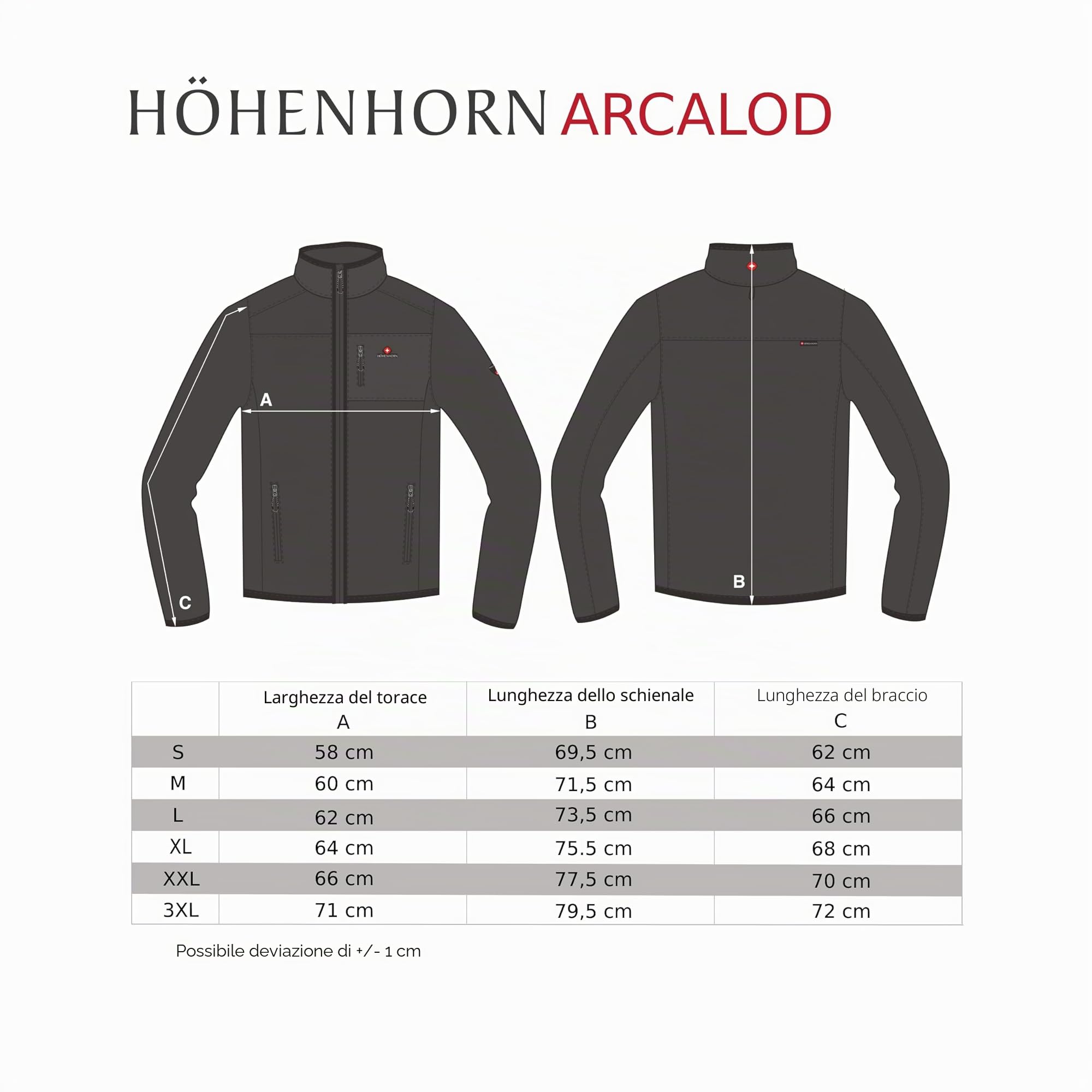 Höhenhorn Arcalod Pro - Giacca invernale da uomo 3 in 1, doppia giacca impermeabile