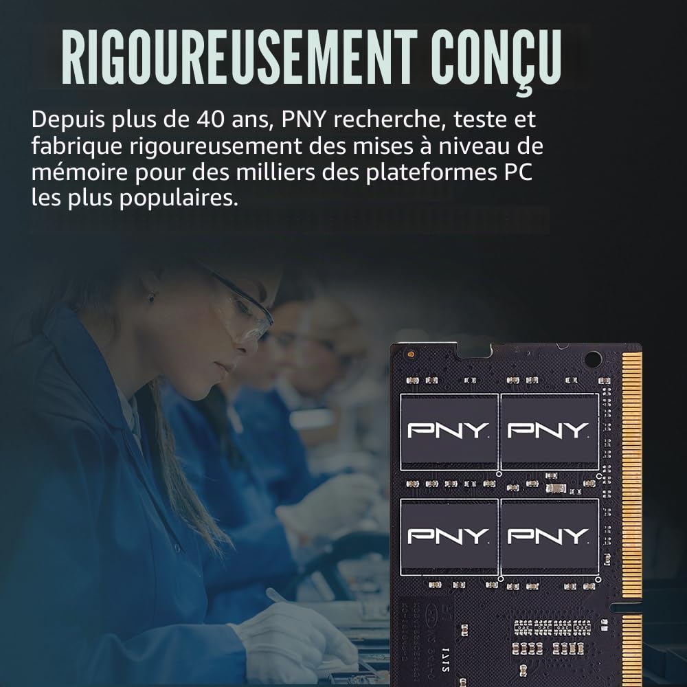 PNY Performance 16Go DDR4 3200MHz Mémoire Portable