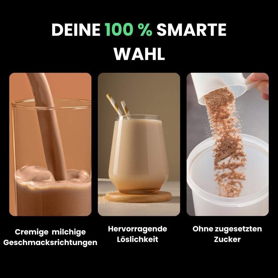 100 % Smart Whey Protein Isolate – 1800 g (1800, chocolat au lait entier)