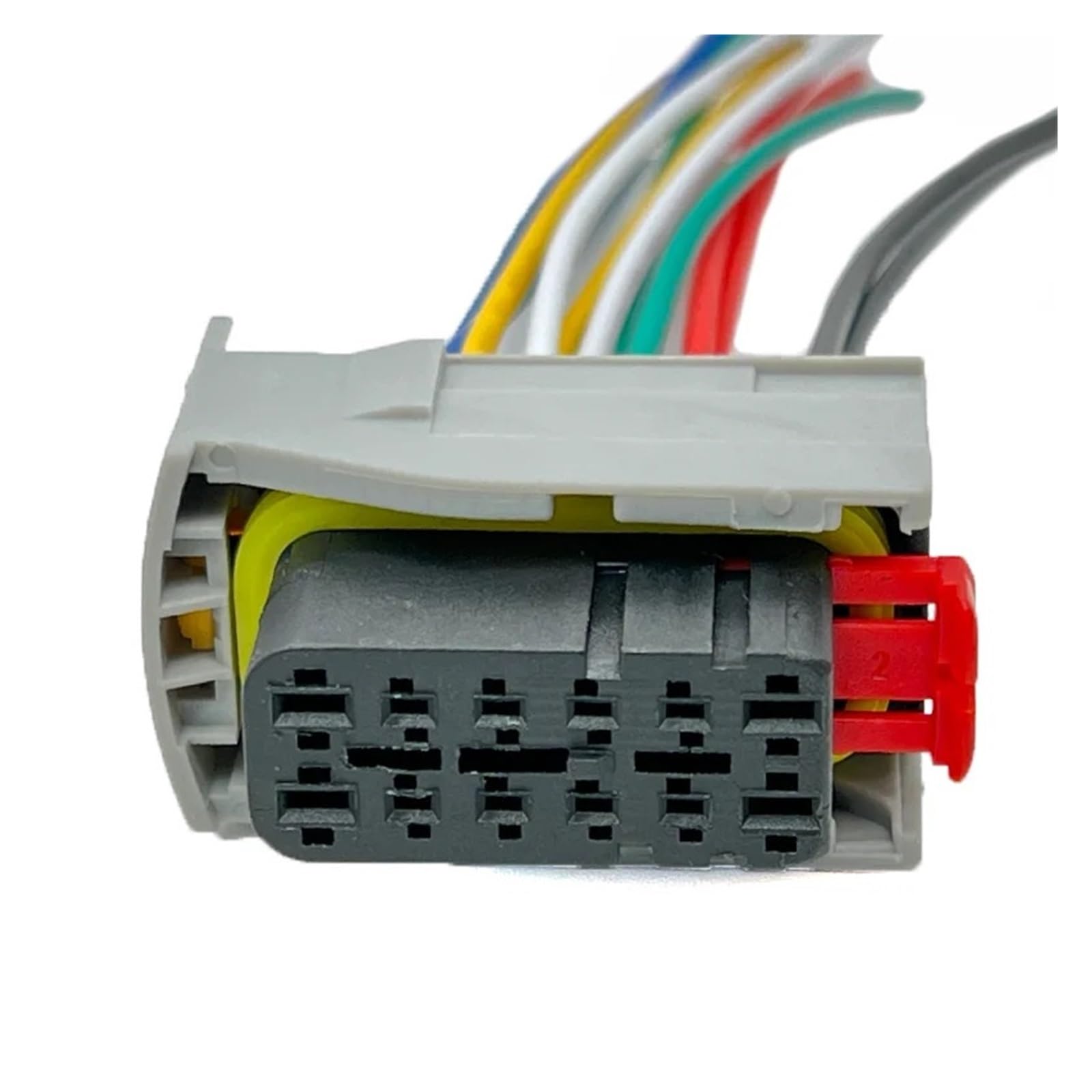 Wasserdichter Stecker-Kabelbaum | 1 Satz 12-polige 284849-1 Steuerprogramm-Hybridbetrieb-Harnstoffpumpe, elektrische Anschlüsse, Kabelbaumstecker 284848-2