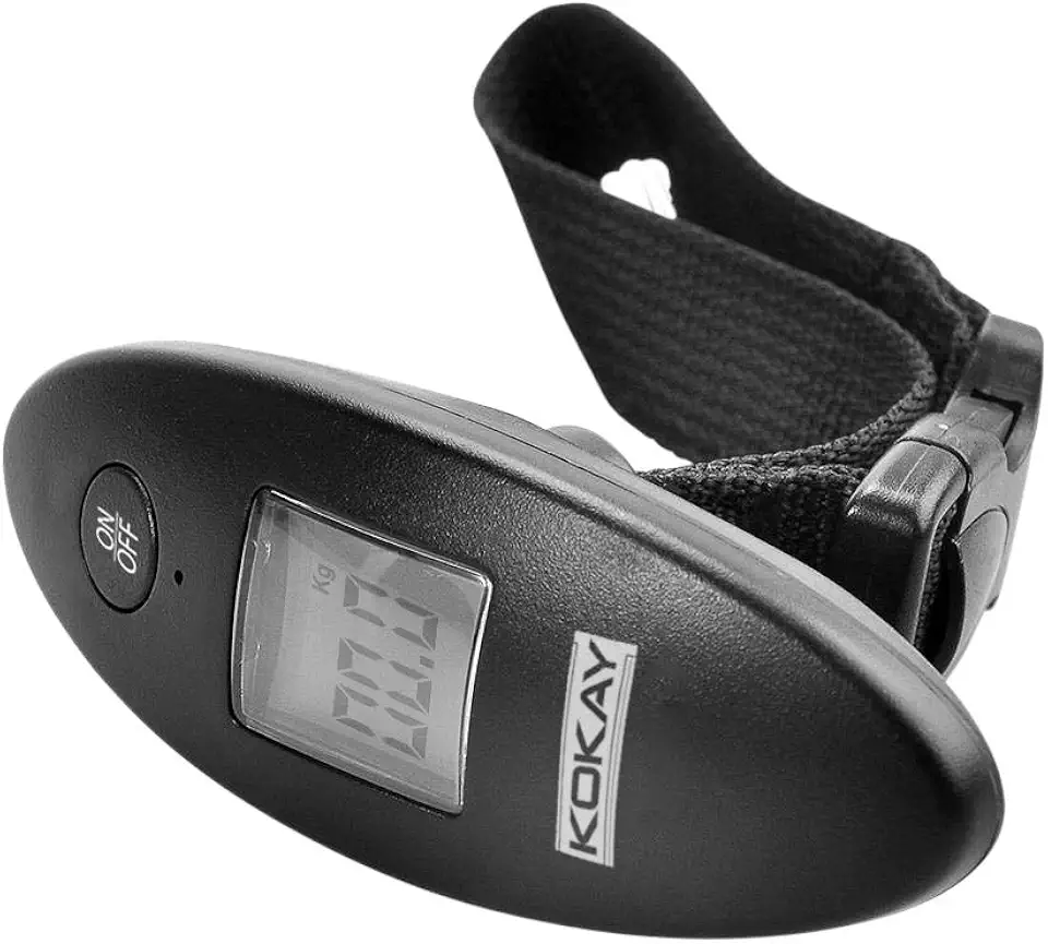 Kokay, 056-0006, Balança Digital Portátil para Viagem, Ate 40 kg, (Acompanha Bateria Cr2032)