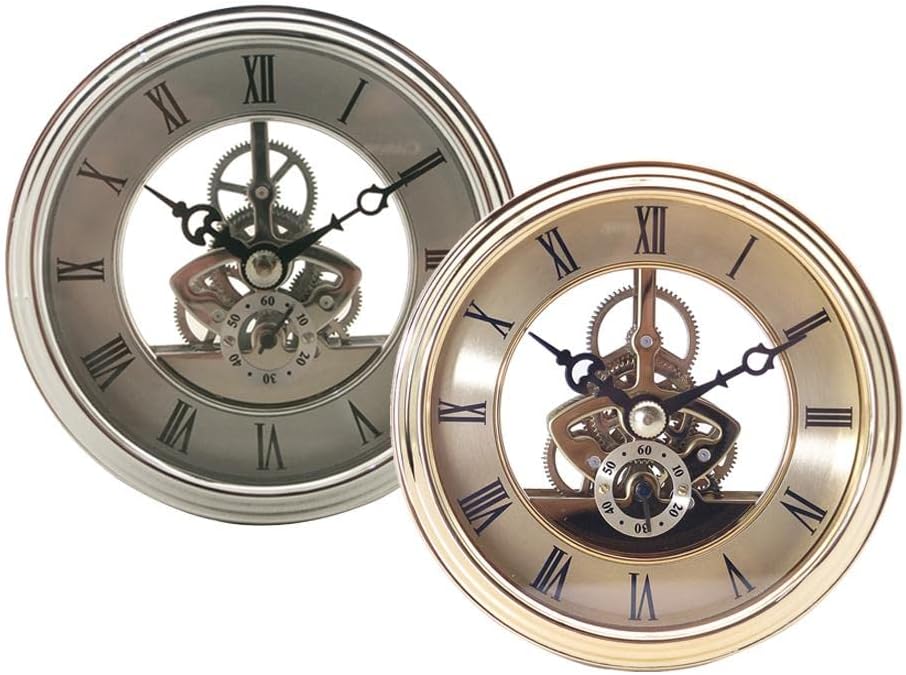 CALANDIS™ 2 Pieces Dial Roman Numeral Watch Quartz Clock Insert Movement DIY Parts | Watches for Parts | Parts Tools & Guides | Watches Parts & Accessories