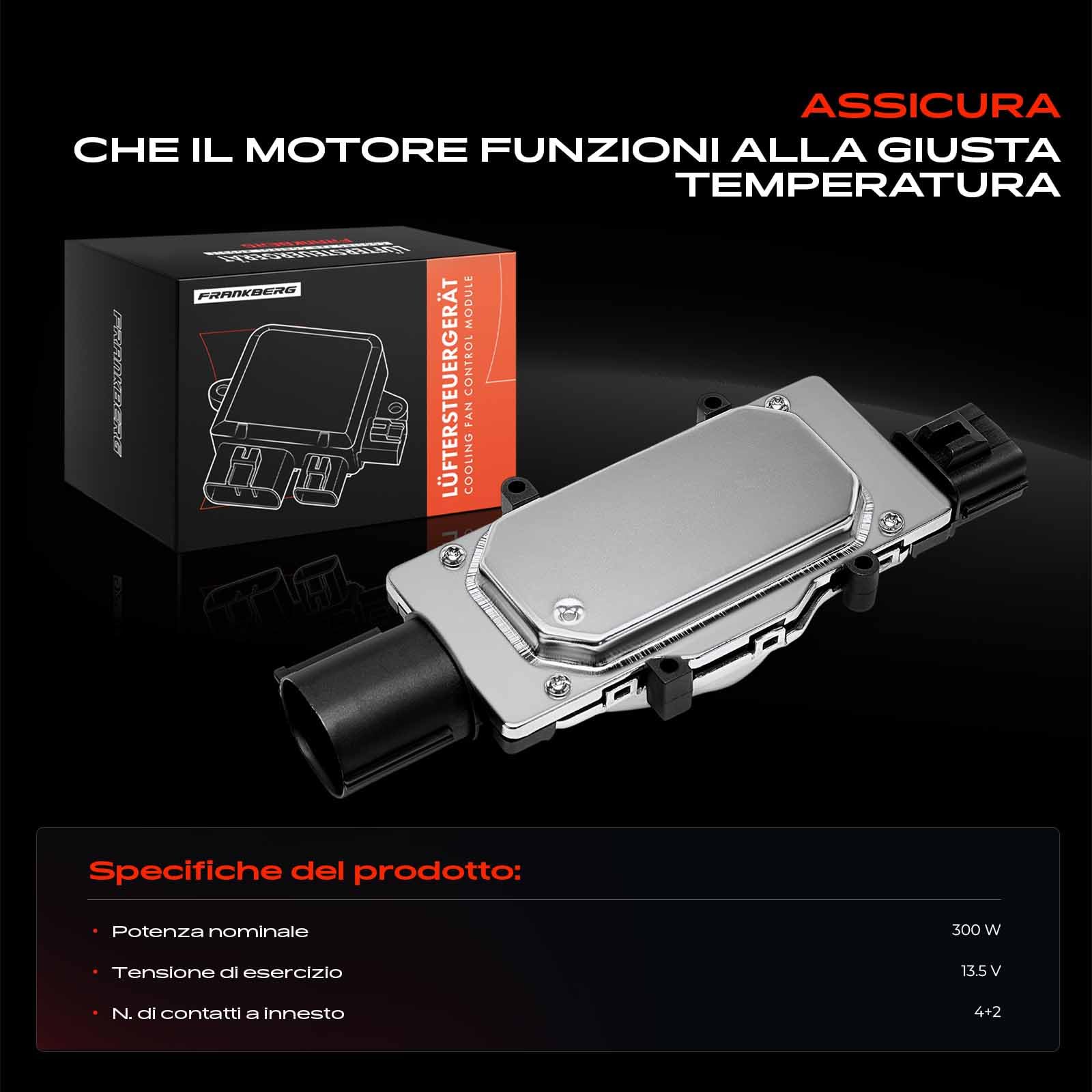 Frankberg Modulo di Controllo del Radiatore 4-Poli Compatibile con Focus III