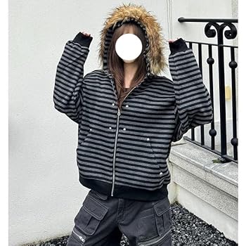 ジャケット・アウター 00s archive FOX fur down JKT grunge Y2K 00s Y2K archive 光沢 ファー ダウンジャケット お兄系 XL