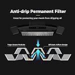 Empava Wall Mount Range Hood Ducted Exhaust Vent and Soft Touch Controls 3-Speed Motor Fan with Permanent Filter in Stainless Steel, 30 Inch