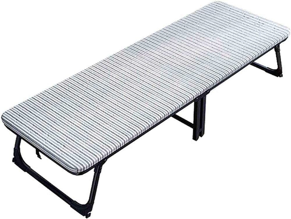 WOTZOV Folding Recliner Adjustable Recliners Chairs Simple Reclining Chair Economical Lounger Chair Outdoor For Office Lunch Break Home Adult -60Cm Grey Withou/60Cm Grey With Pulley