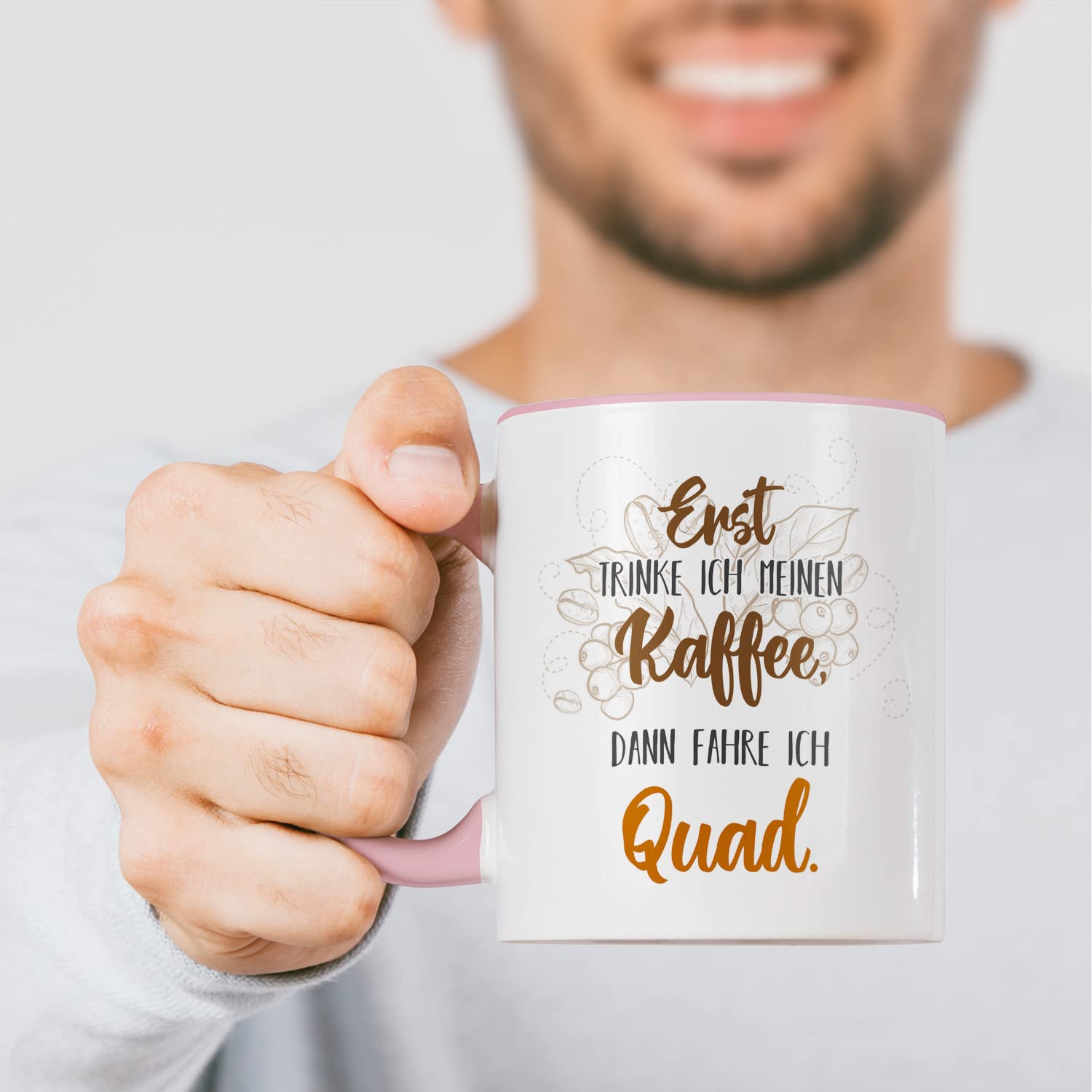 Tazza Da Caffè Per Appassionati Di Quad - "Mi Reichts – Ich Geh Quad Fahren" - Tazza In Ceramica 330ml, Stampata Su Entrambi I Lati, Idea Regalo Umoristica