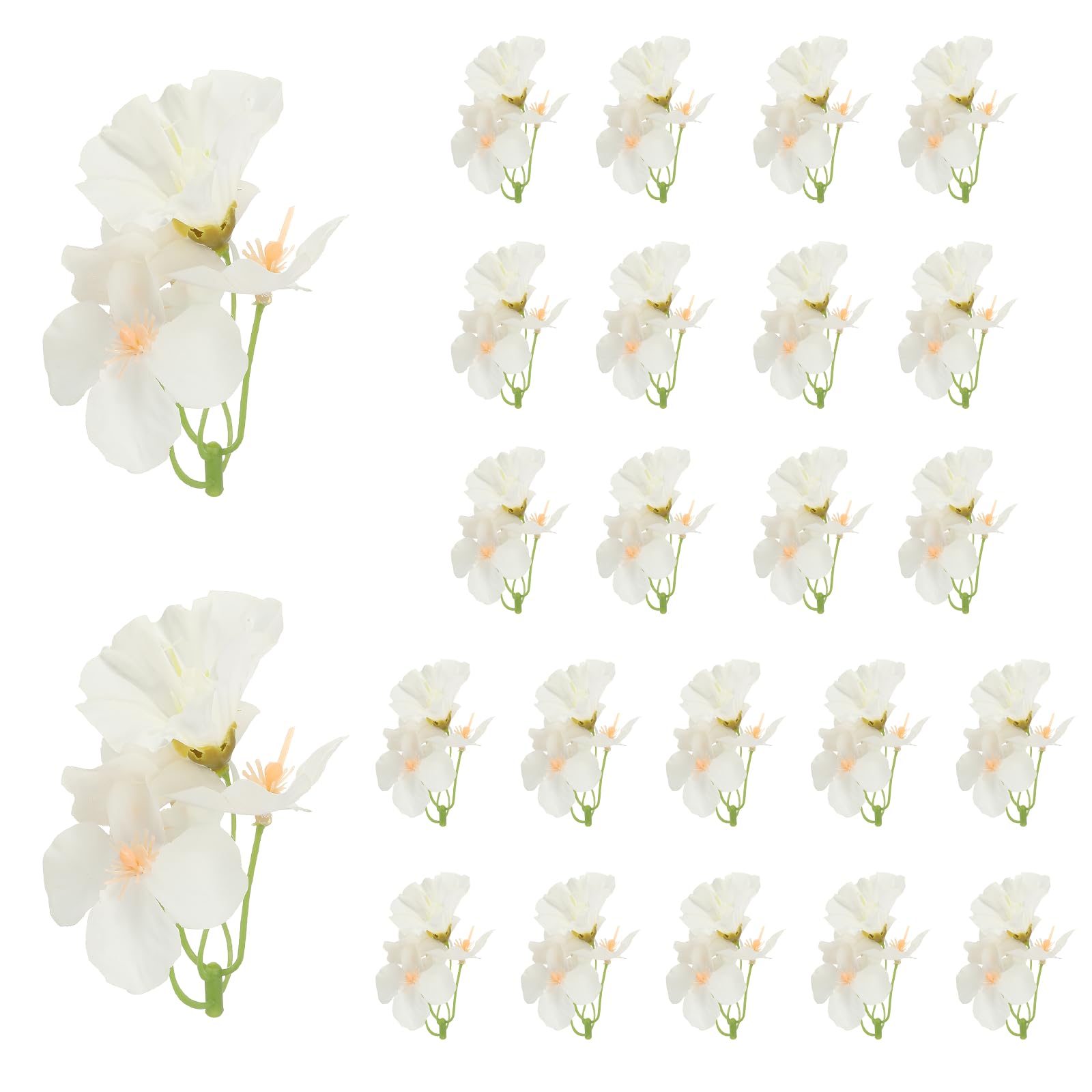Fleur d'orchidée artificielle PATIKIL pour bougie flottante et décor mariage