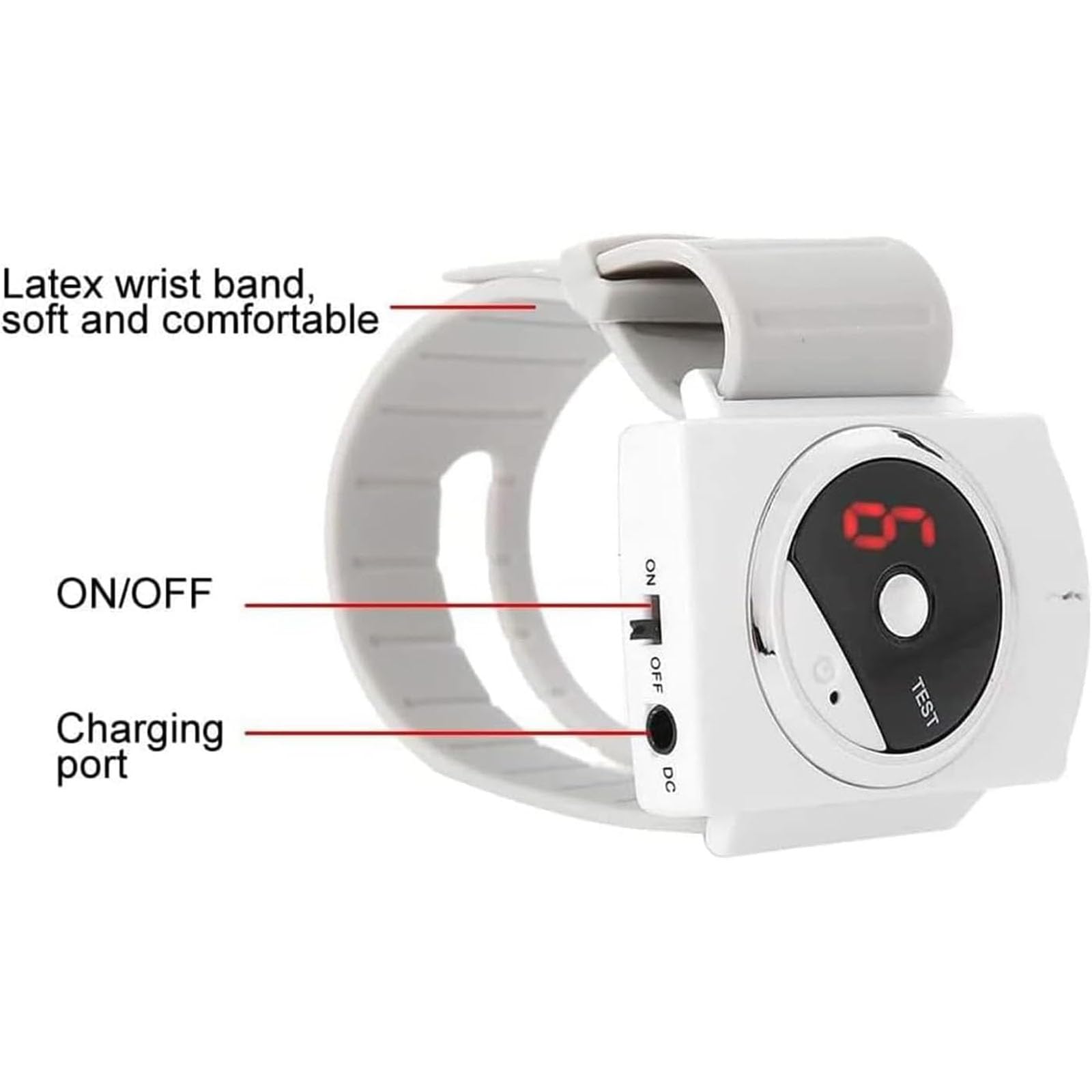 Pulsera Antironquidos con Sensor Inteligente, 9 Niveles De Intensidad Ajustables, Recargable por USB. Ayuda para Dormir Y Reducir Los Ronquidos (para Hombres Y Mujeres).