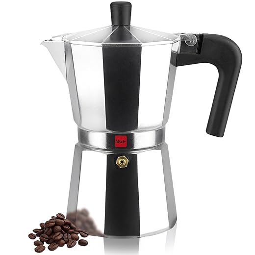 Cafetera Magefesa Kenia - Fabricada En Aluminio Extra Grueso, Compatible Con Cocinas De Gas Vitroceramica Y Eléctricas, No Apta Para Inducción – Tamaño (12 Tazas)