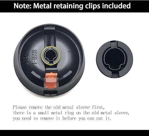 Miniatura 4 de Pomo de control de ventilador calentador compatible con Toyota Tacoma 2005-2011, diales, soplador, temperatura, HVAC, control de flujo de aire,