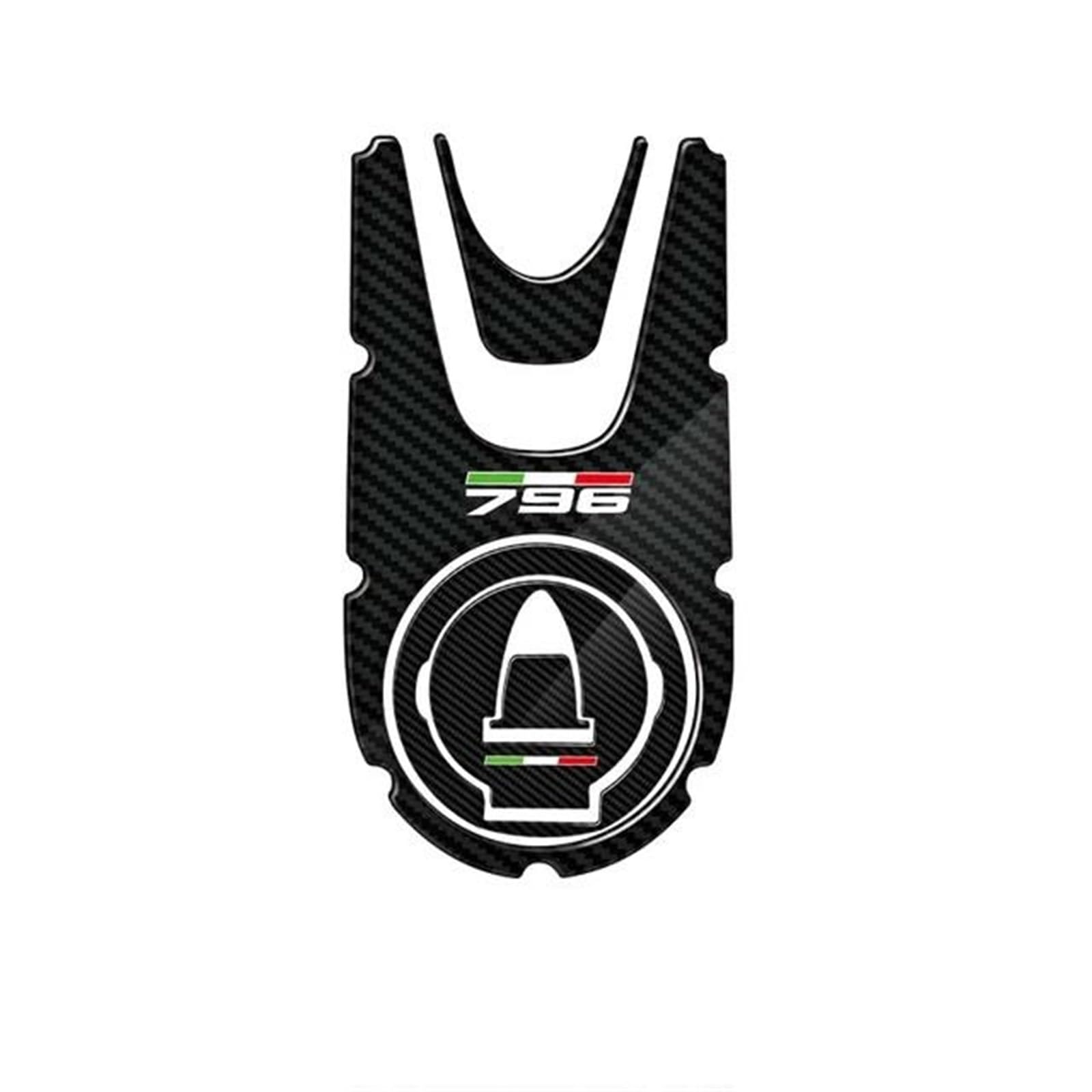 Motorcycle Anti Slip Fuel Oil Tank Pad Side Decal Sticker for Ducati for Monster 696 796 821 1100 1200 for Diavel Tank Graphic(Color7)