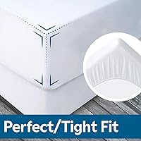 Vista 7 de Guardmax Protector de colchón de vinilo de calibre pesado para cuna - Protector de colchón impermeable y a prueba de polvo con bolsillos elásticos