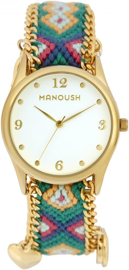 ManoushUnisex-Adult Analogue Classic Quartz Watch with Stainless Steel Strap MSHNI02