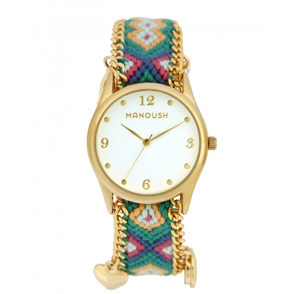 ManoushUnisex-Adult Analogue Classic Quartz Watch with Stainless Steel Strap MSHNI02