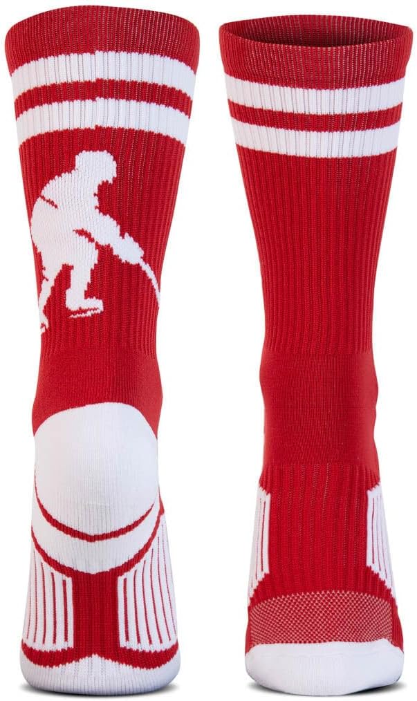 ChalkTalkSPORTS Hockey Performance Crew Socks - Youth & Adult - Multiple Colors - Mid-Calf Socks - Image 4