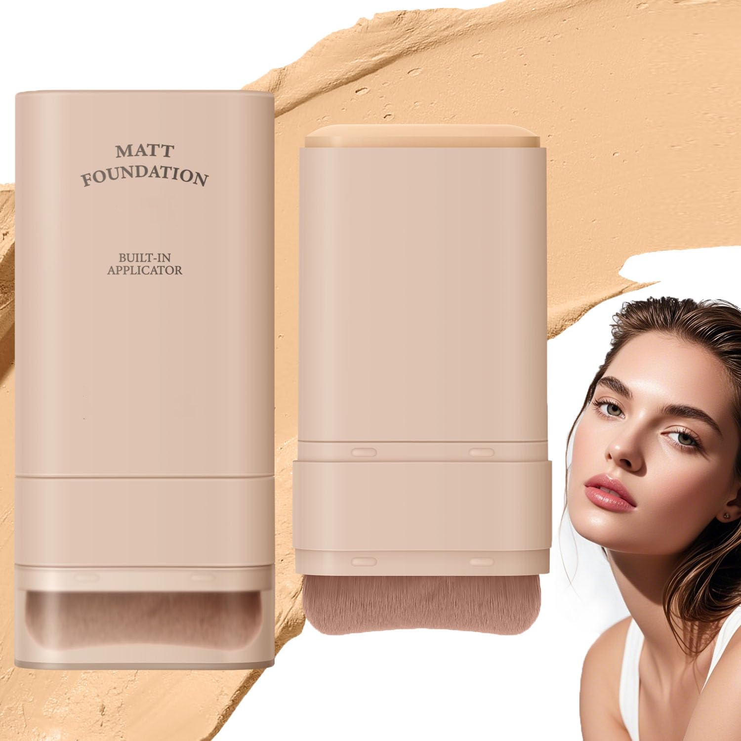 Amazon.com : VV Foundation Stick, VV Double Head Foundation Make