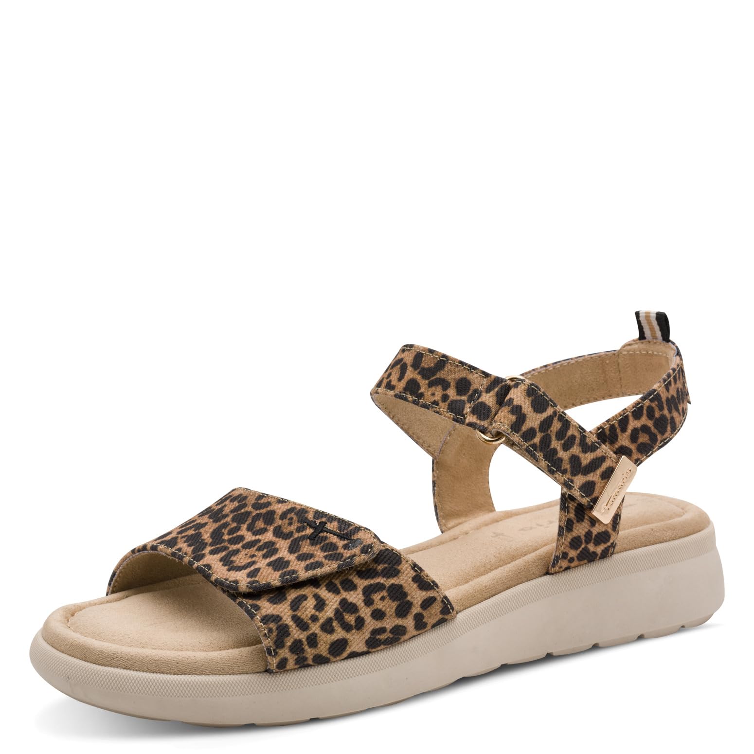 Tamaris Women’s sandal with wedge heel brown 6.5 UK