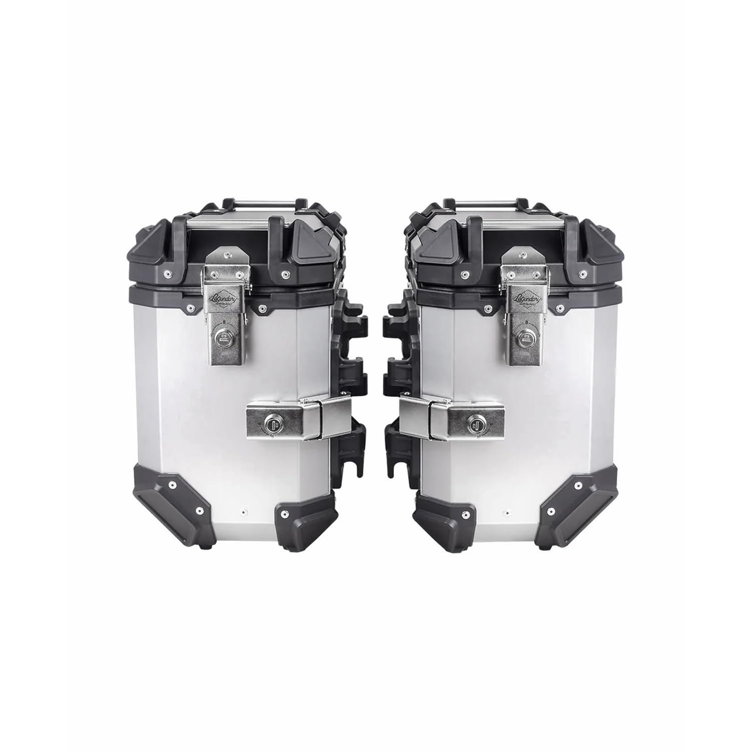 Legundary Fort Knox Series Side Box 36L Aluminium Silver Box for