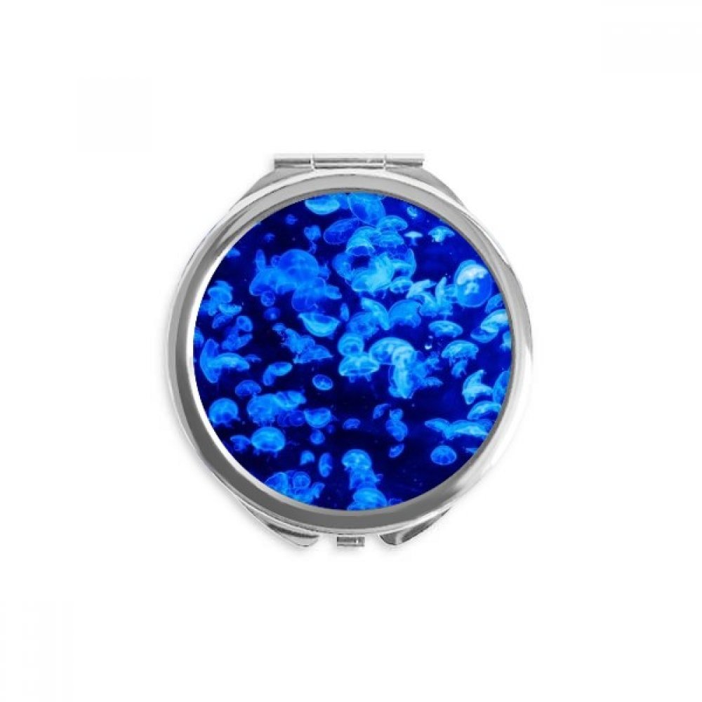 Espejo de bolsillo de medusas DIYthinker redondo portátil de mano 5