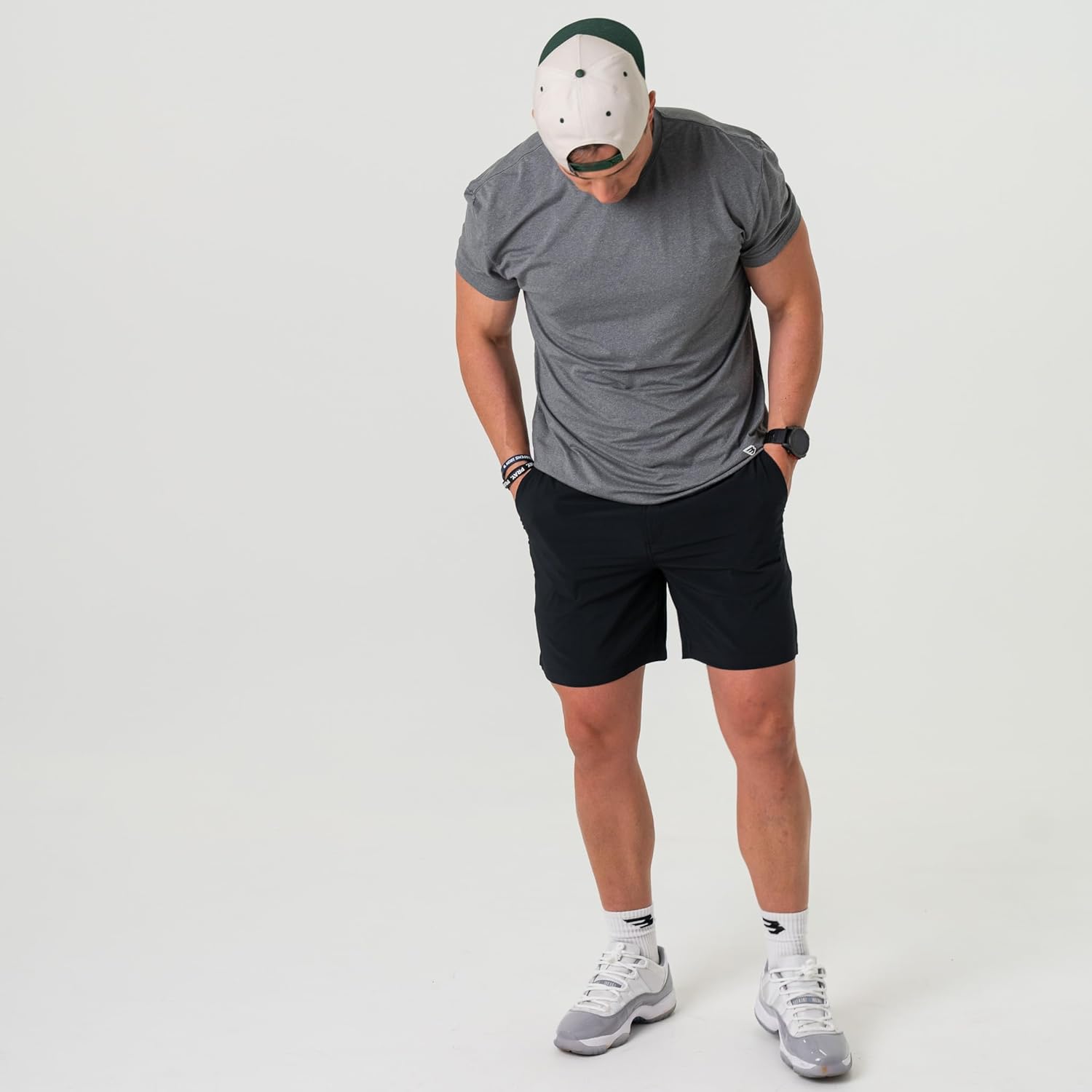 Burlebo Men’s 5.5 Inch Everyday Shorts – Lightweight Stretch Casual Athletic Shorts with Pockets