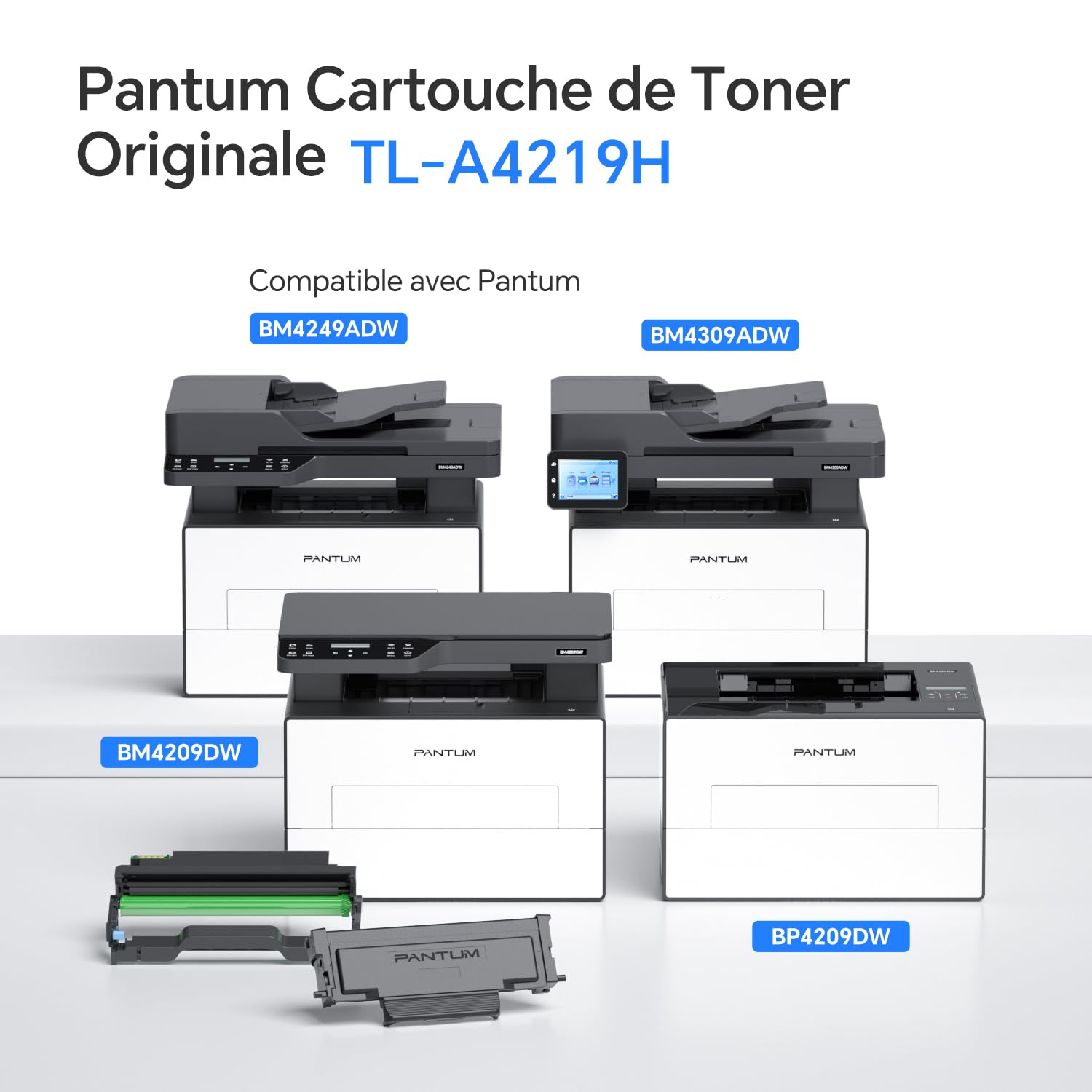 PANTUM TL-A4219H Cartouche de Toner Originale pour BP4209DW BM4209DW BM4249ADW BM4309ADW, 3000 Pages