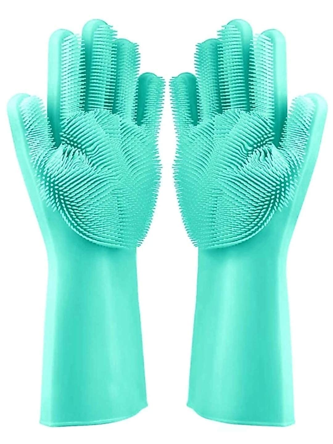 SHOPVY Magic Silicone Gloves with Wash Scrubber, Reusable Brush Heat Resistant Gloves Kitchen Tool for Cleaning, Dish Washing, Washing The Car, Pet Hair Care Gloves for Washing Utensils Hand Gloves for Dish Washing Dish Washing Gloves Kitchen Gloves  (B098Q4LD21) Amazon Price History, Amazon Price Tracker