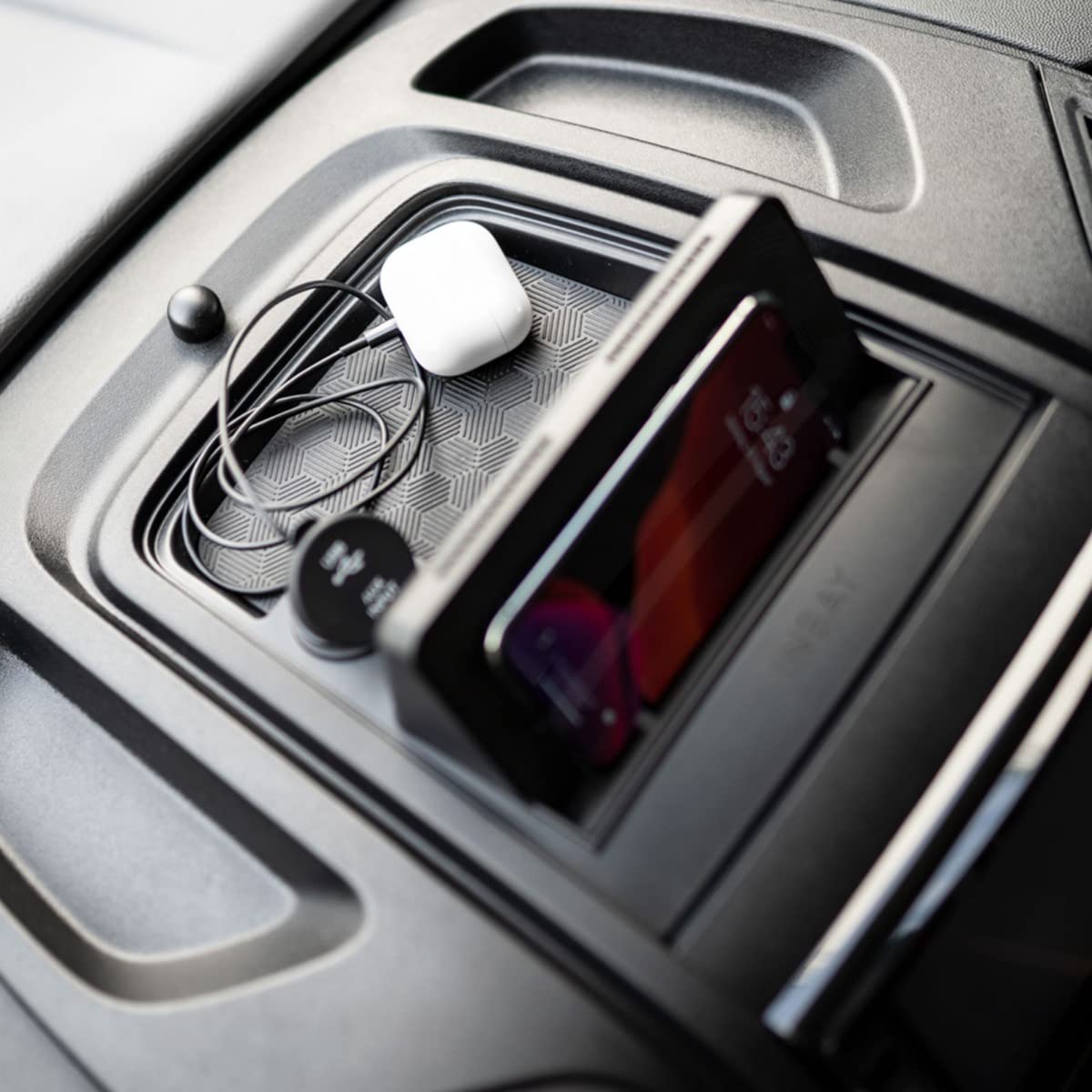 Inbay Bezprzewodowa ładowarka Fiat Ducato Citroen Jumper Peugeot Boxer Opel 10 W indukcyjne ładowanie samochodowe, smartfon, telefon komórkowy, samochód, bezprzewodowe ładowanie, certyfikat QI, do