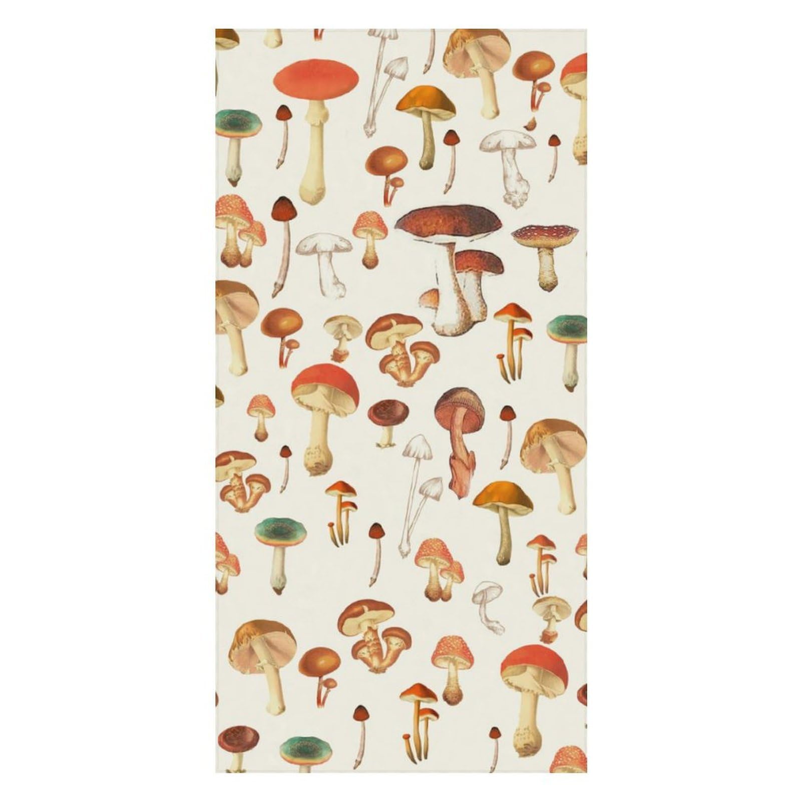 Anceky Beach Towel Quick-Dry Mushroom Bath Towels Beach Towel Large Absorbent Bath Towel for Home Gym Travel 31 X 63 in