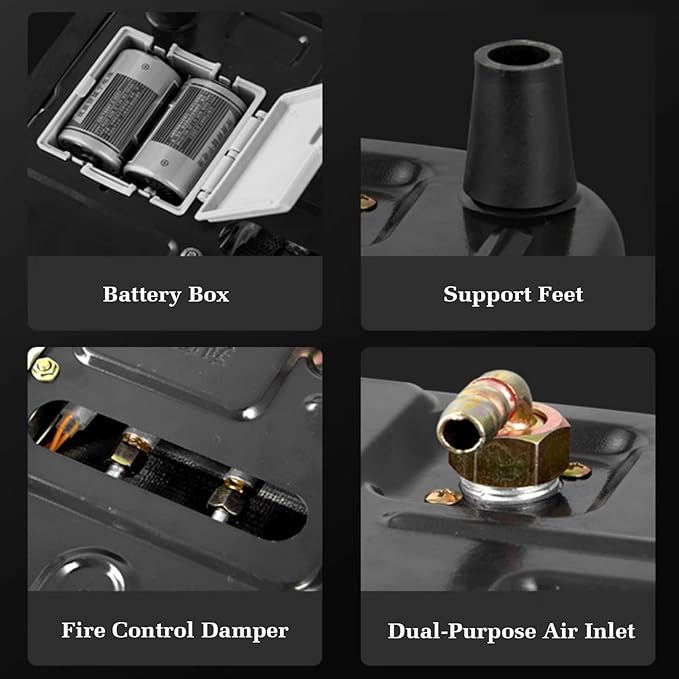 Estufa de Gas 5.0KW con Protección de Apagado y Encendido Automático miniatura 8