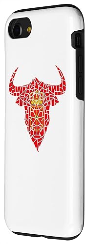 Vista 20 de iPhone XR Bull Head Navarra Flag Mosaic St Fermin Viva San Fermín Case